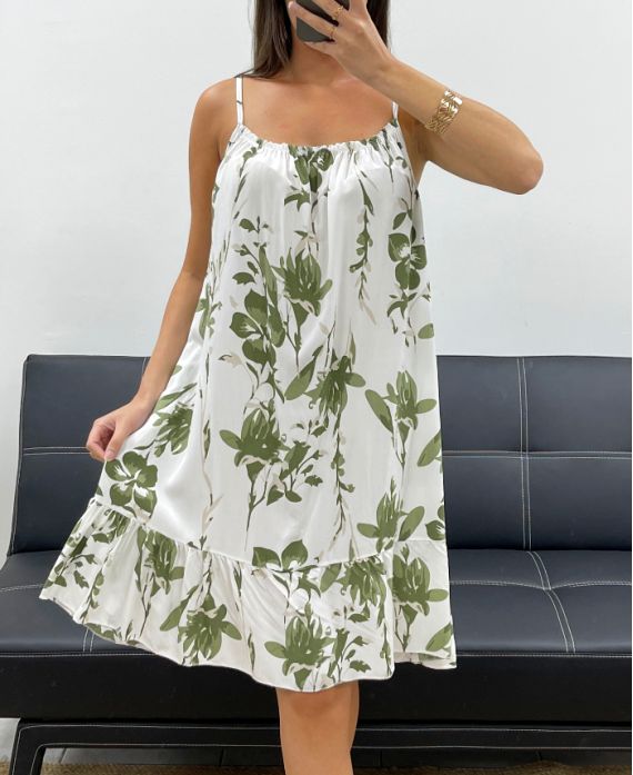 Robe imprimé à bretelles