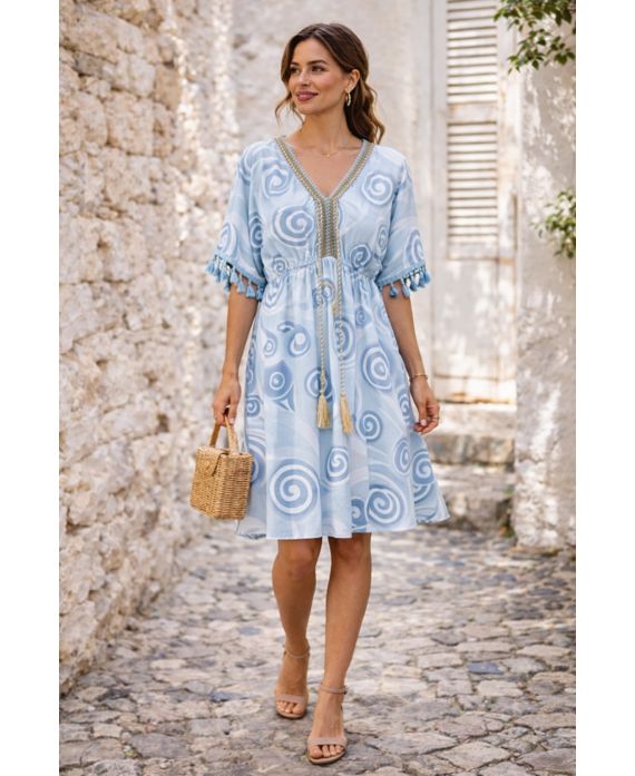 Robe pompons