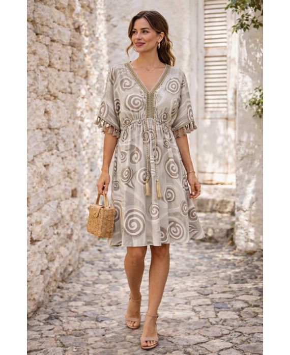 Robe pompons