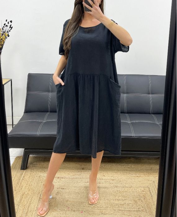 Robe oversize 2 poches