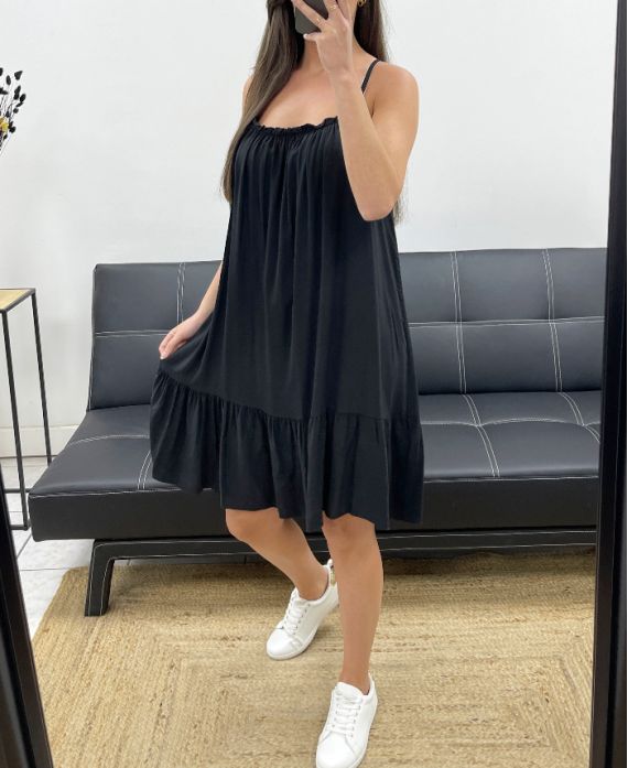 Robe fluide à bretelles