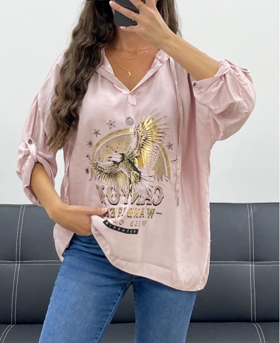 Sweat à capuche aigle