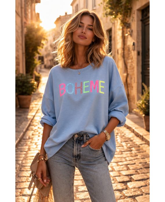Sweat-shirt bohème
