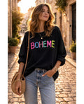 Sweat-shirt bohème