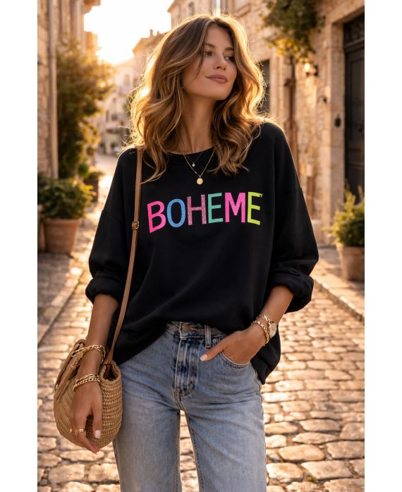 Sweat-shirt bohème