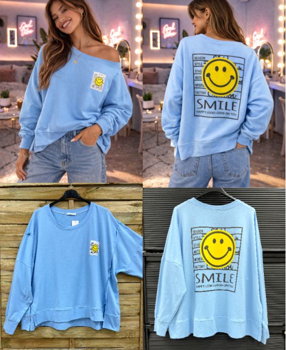 Sweat-shirt smile