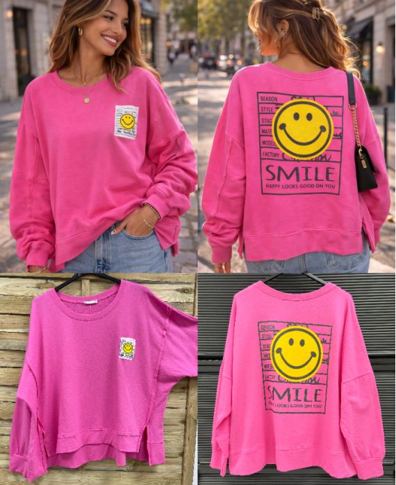 Sweat-shirt smile