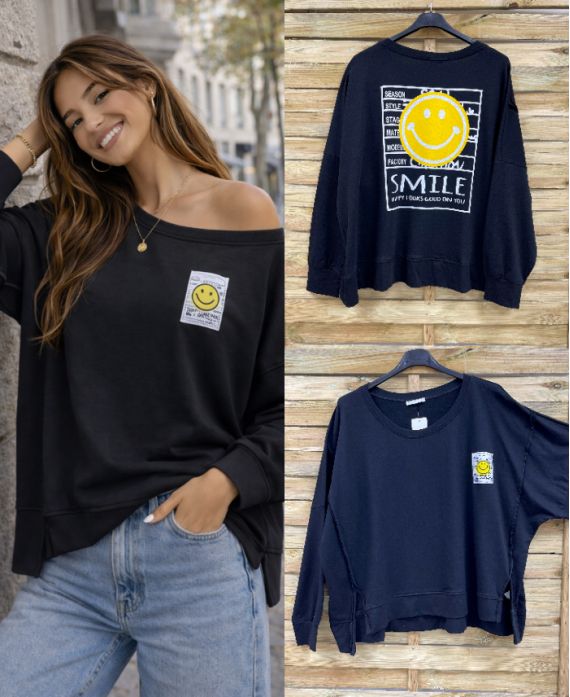 Sweat-shirt smile