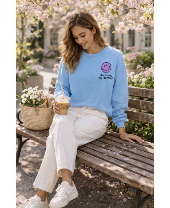 Sweat-shirt keep it simple