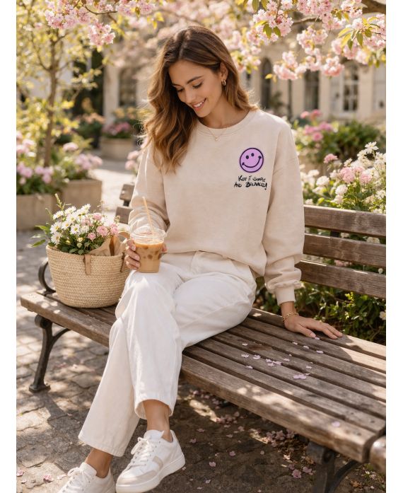 Sweat-shirt keep it simple
