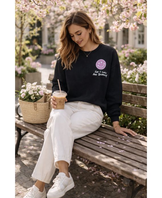 Sweat-shirt keep it simple