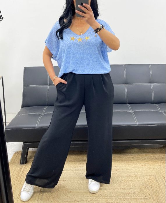 T-shirt chiné étoile