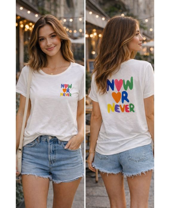 T-shirt avec motifs