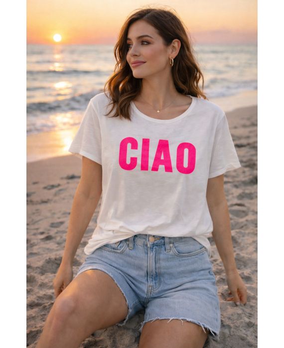 T-shirt avec motifs