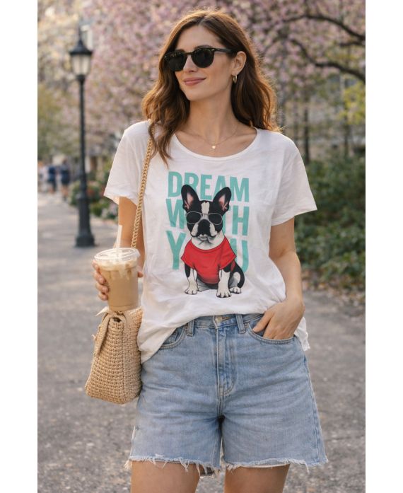 T-shirt avec motifs