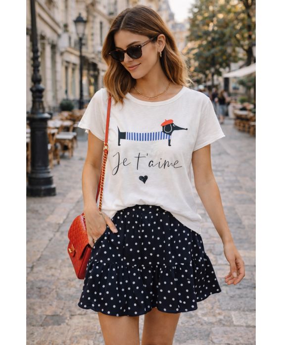 T-shirt avec motifs