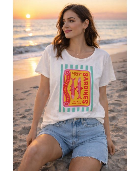 T-shirt avec motifs