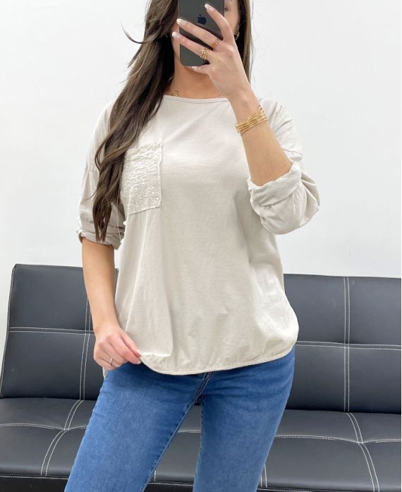 T-shirt poche