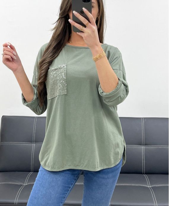 T-shirt poche