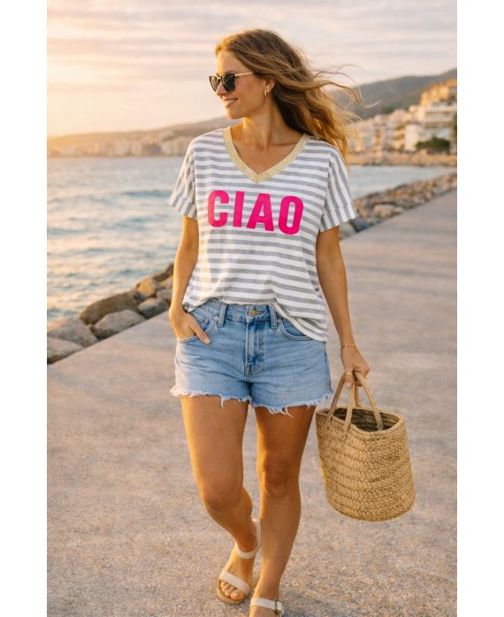 T-shirt rayures