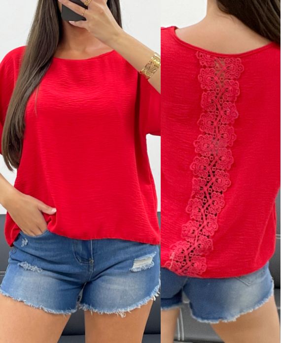 Top dos dentelle